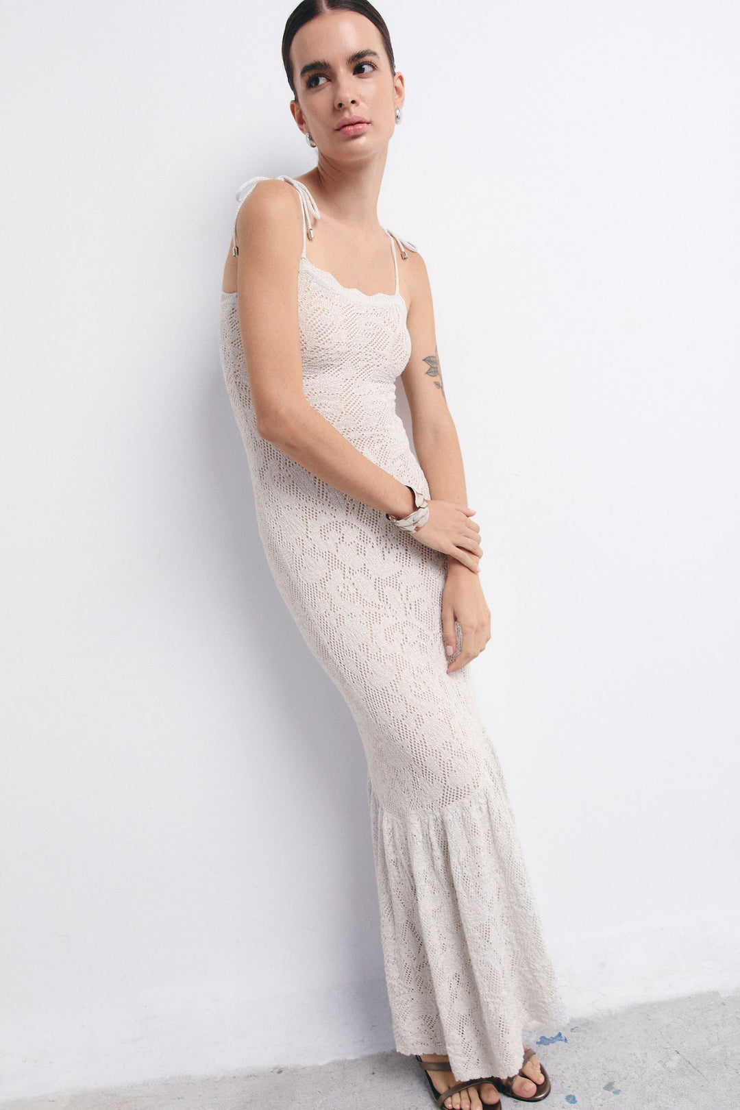 PALMI KLEID SILBER