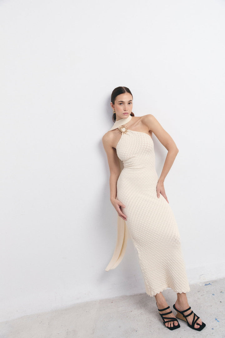 CADAQUÉS KLEID ECRU