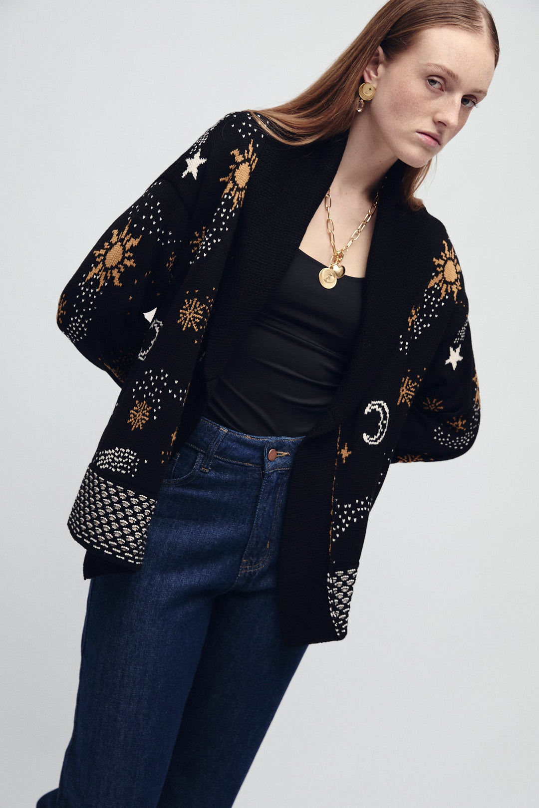 WINSTON CARDIGAN SCHWARZ