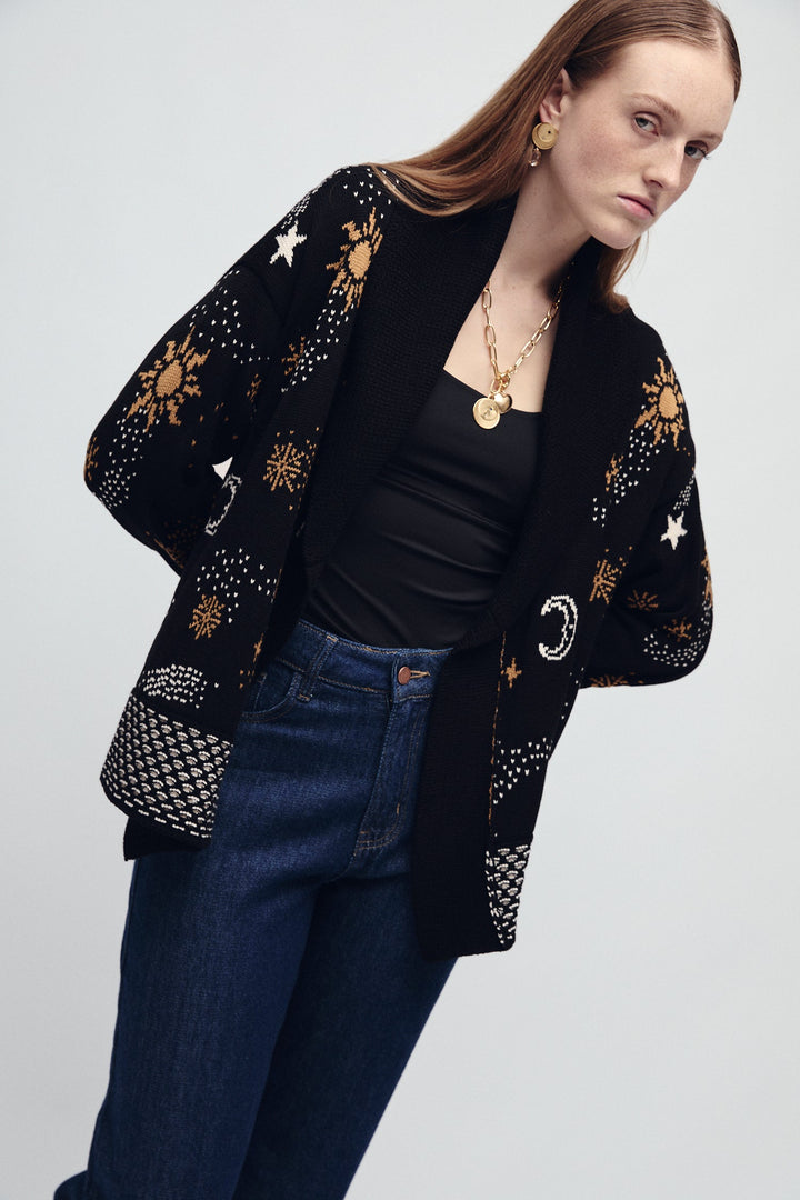 WINSTON CARDIGAN SCHWARZ