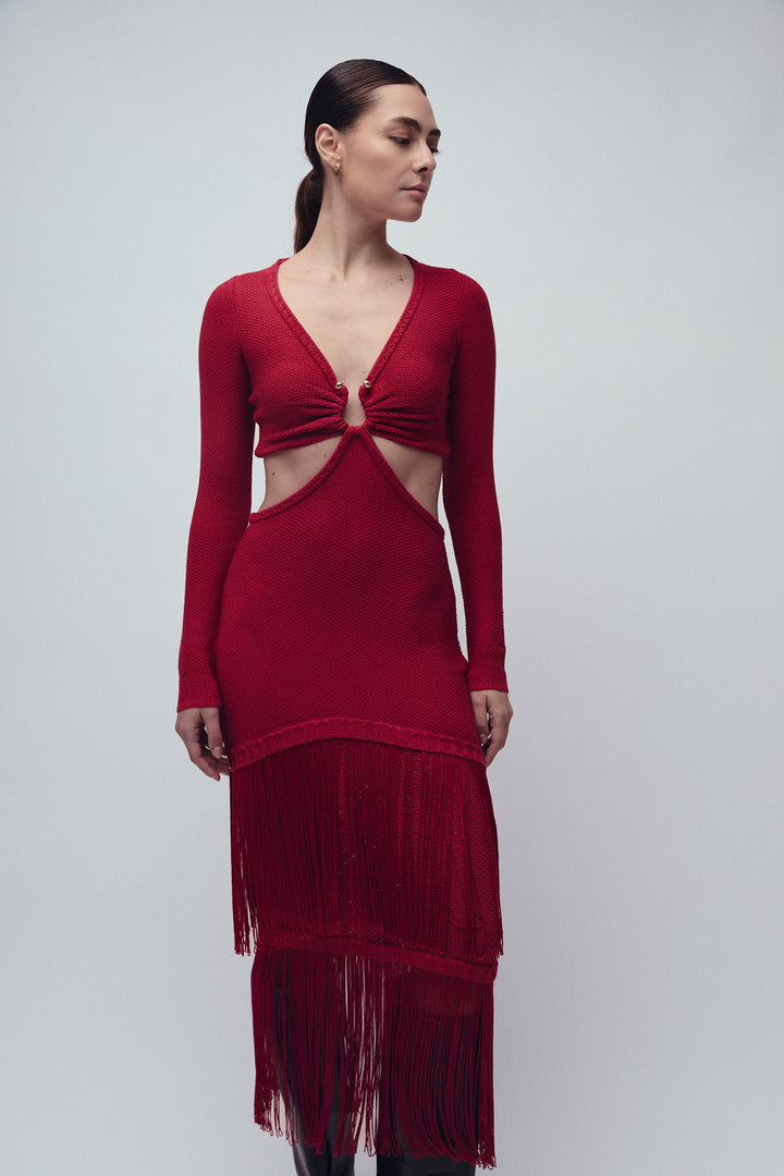BOWERY KLEID SCARLET