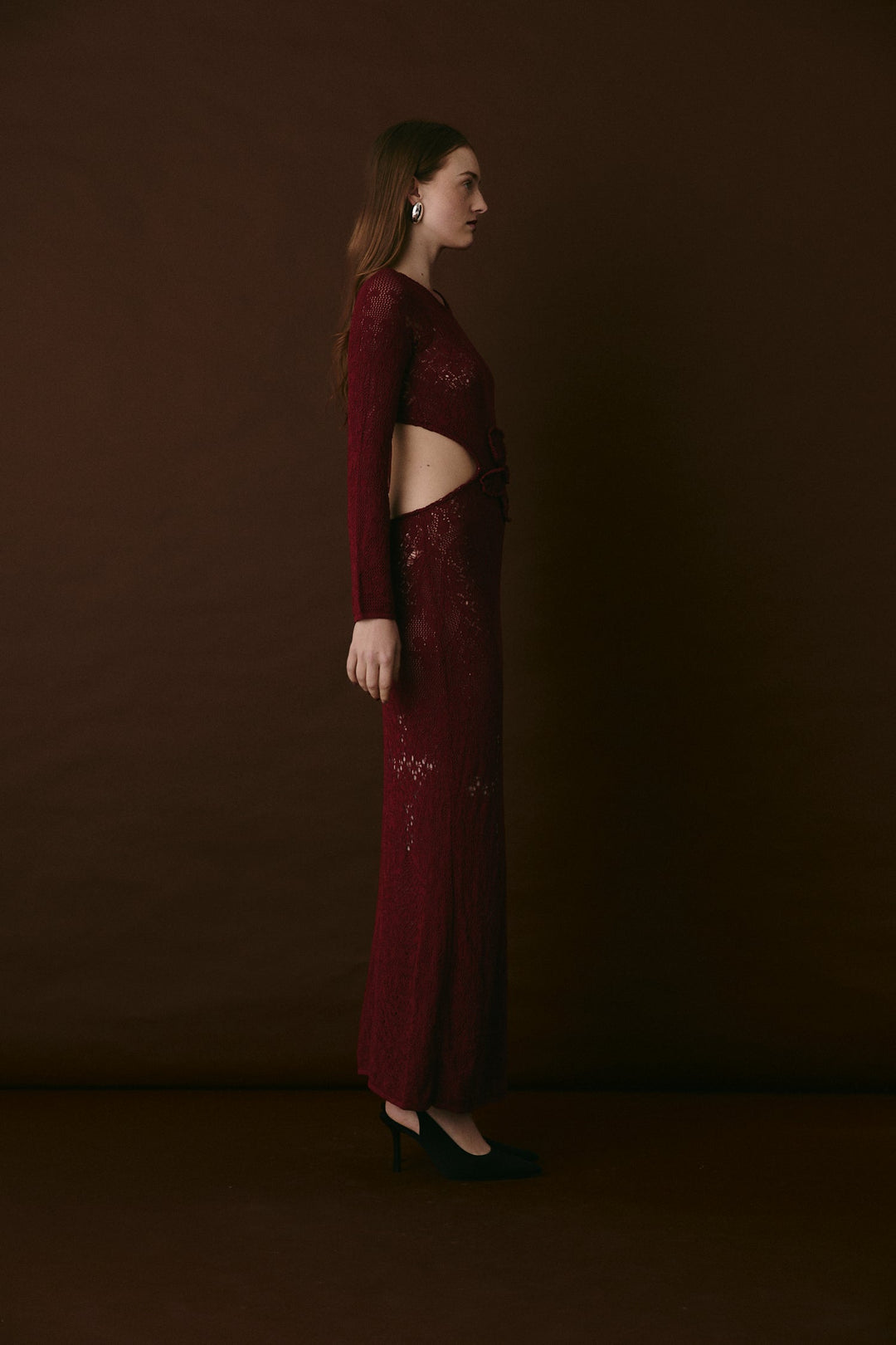 BLEECKER KLEID MERLOT