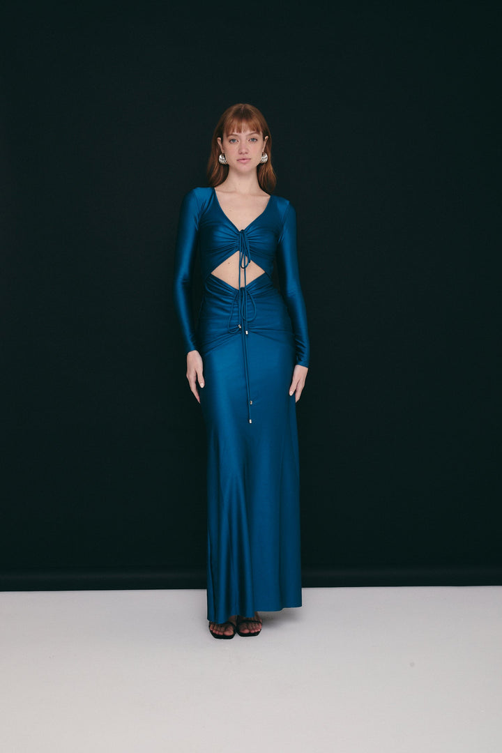 ABU DHABI KLEID TEAL