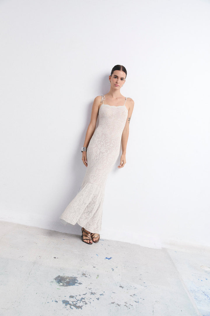 PALMI KLEID SILBER