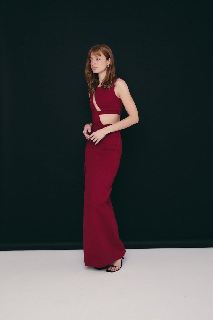 KOLONIE KLEID MERLOT