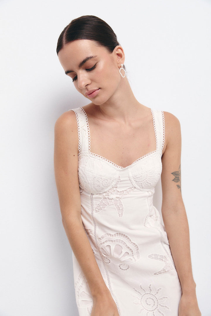 APOLLO KLEID IVORY