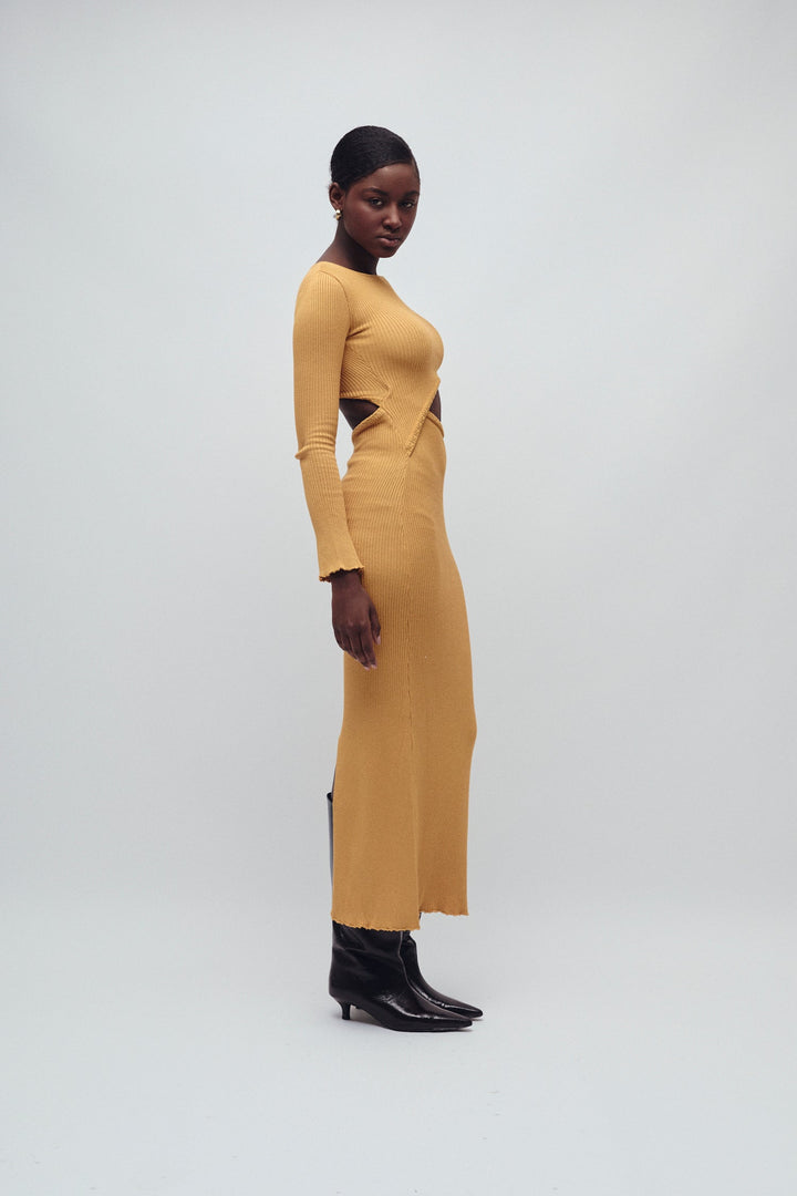 SUTTON KLEID AMBER GOLD
