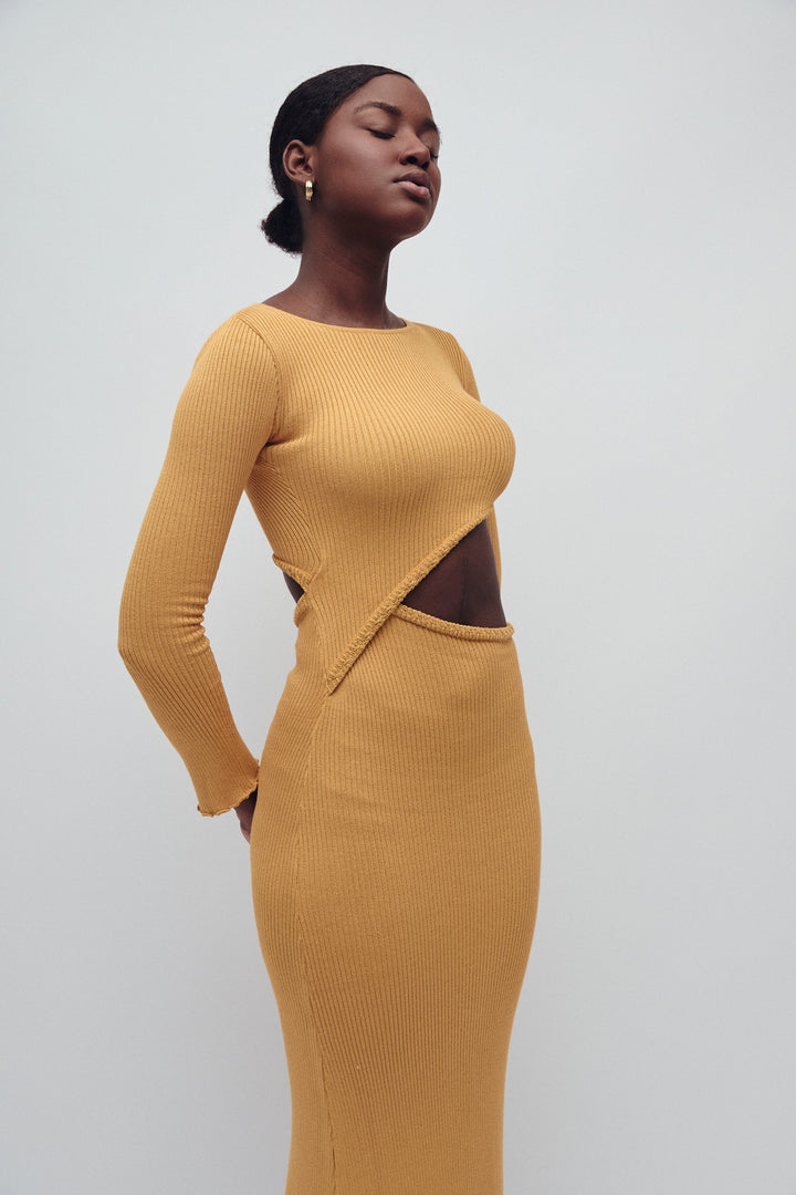 SUTTON KLEID AMBER GOLD