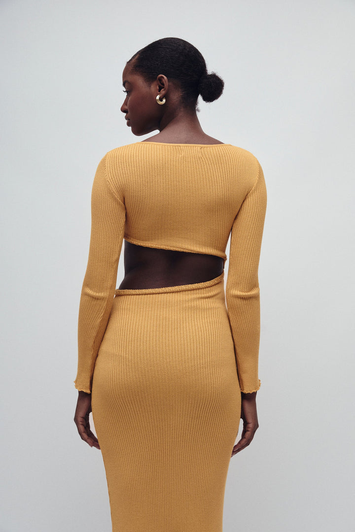 SUTTON KLEID AMBER GOLD