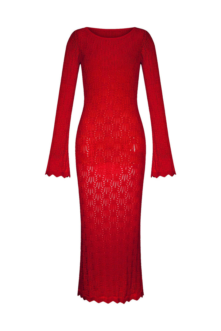 BIRKIN KLEID KIRCHTOMATE