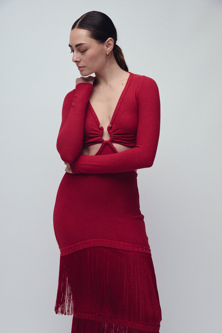 BOWERY KLEID SCARLET