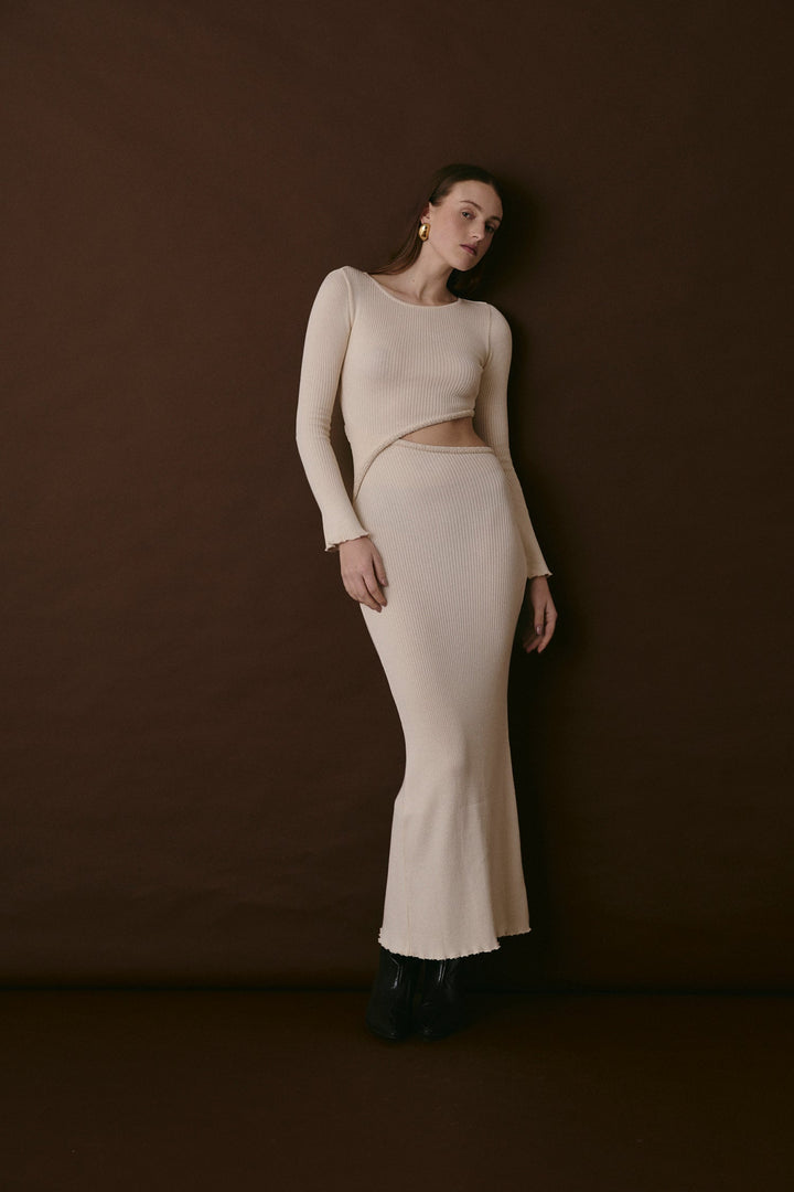 SUTTON KLEID ECRU