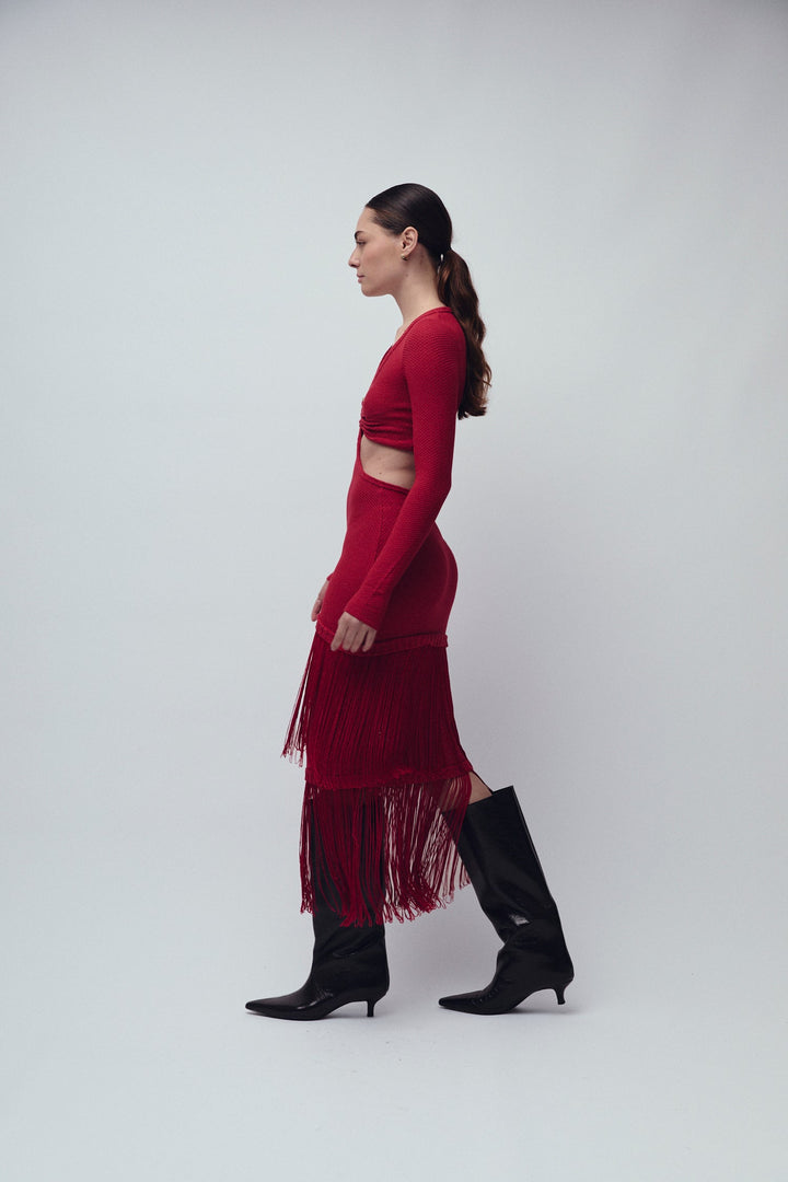 BOWERY KLEID SCARLET