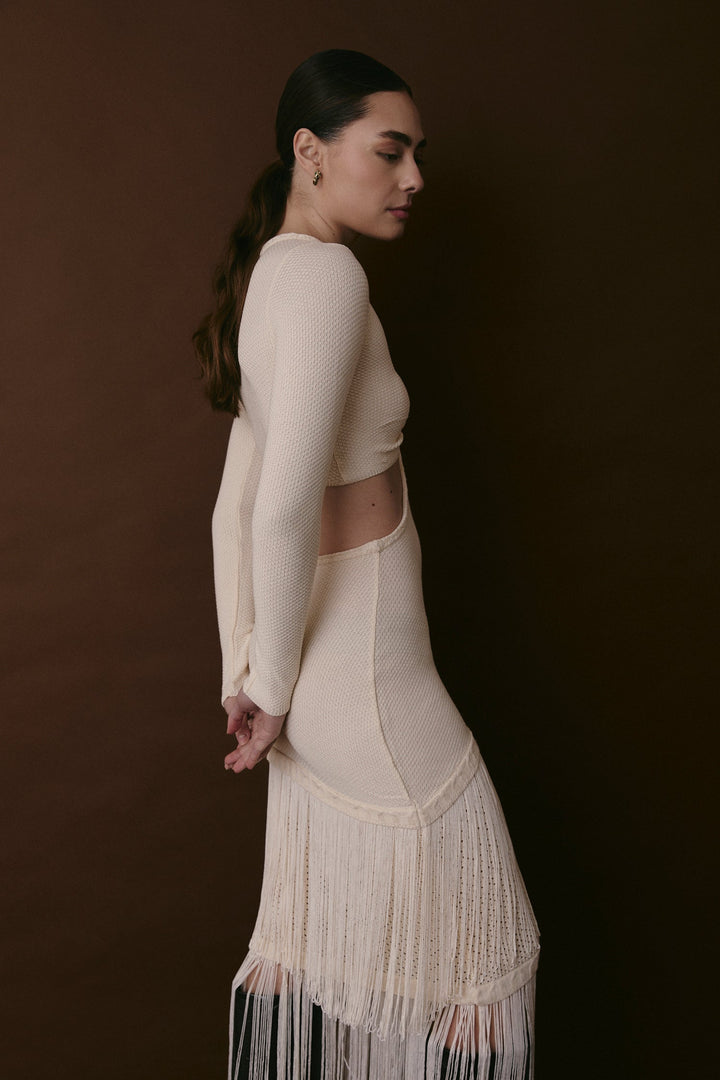 BOWERY KLEID ECRU