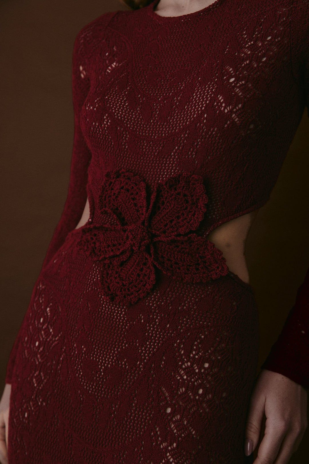 BLEECKER KLEID MERLOT