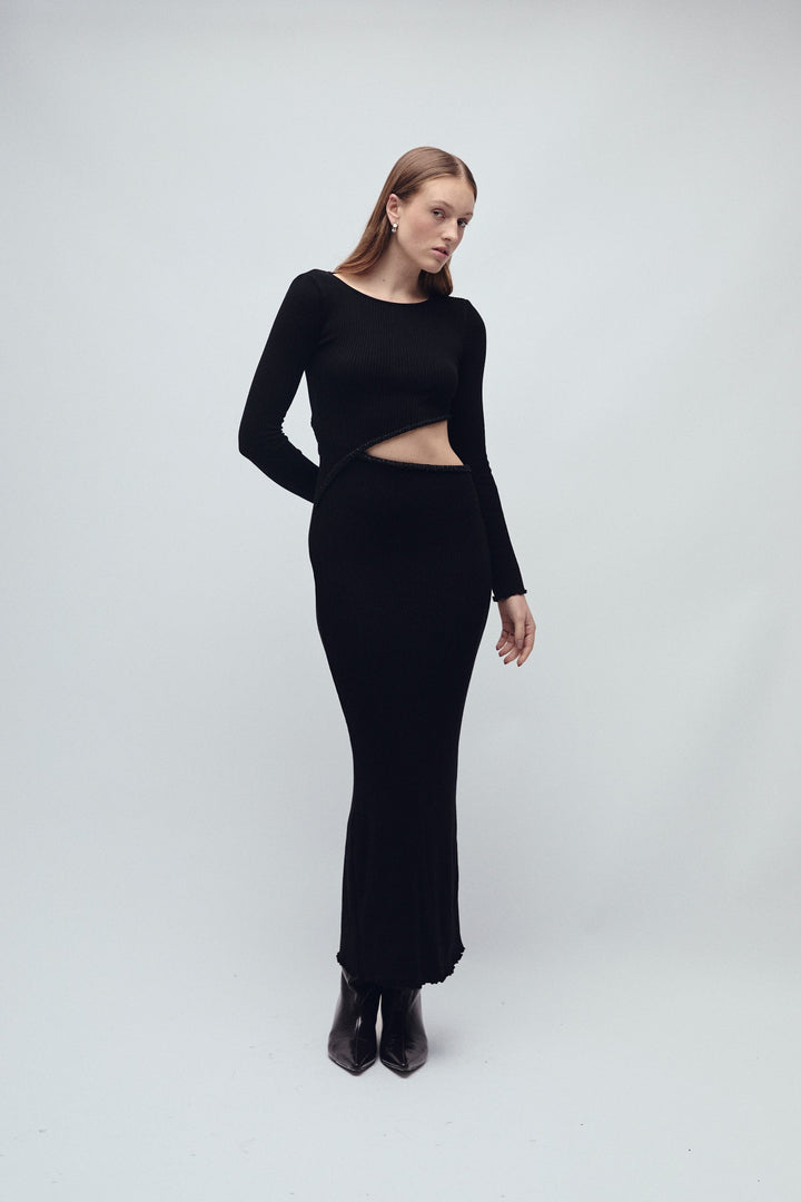 SUTTON KLEID SCHWARZ