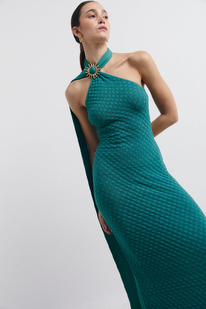 CADAQUÉS KLEID TEAL