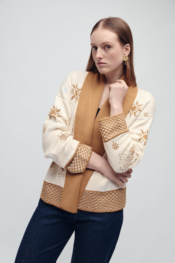 WINSTON CARDIGAN ECRU