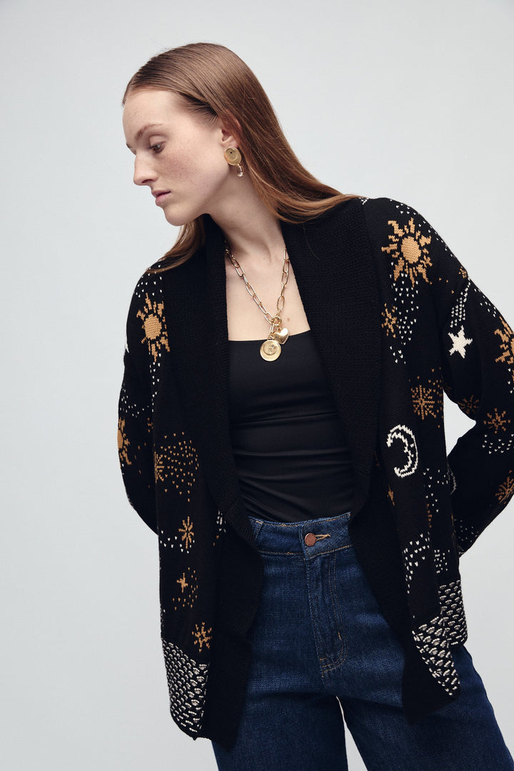 WINSTON CARDIGAN SCHWARZ
