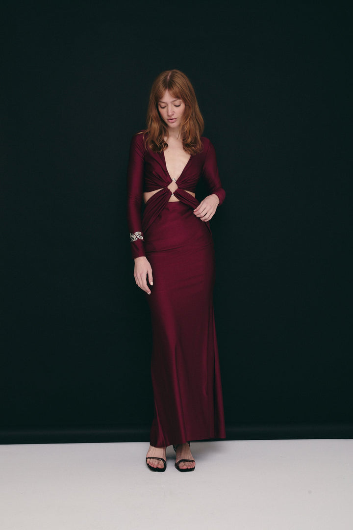 DUBAI KLEID MERLOT