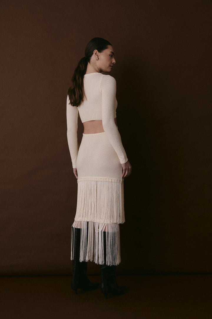 BOWERY KLEID ECRU