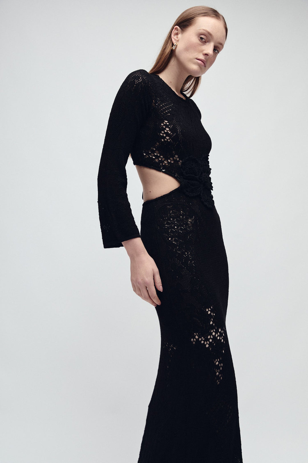 BLEECKER KLEID SCHWARZ