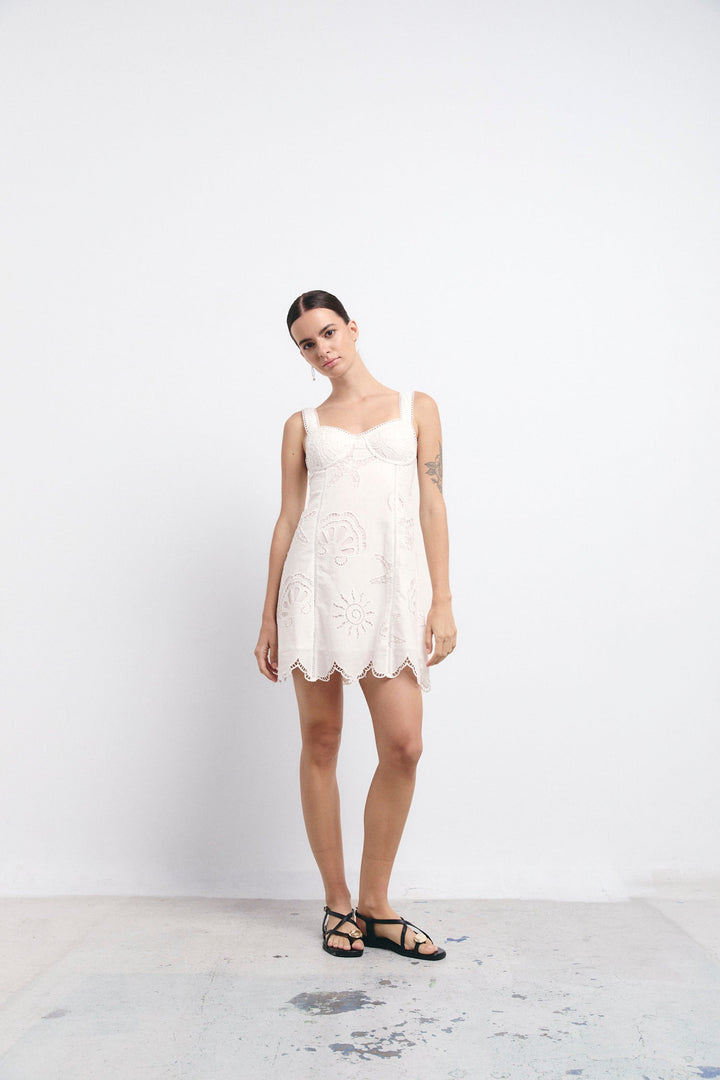 APOLLO KLEID IVORY