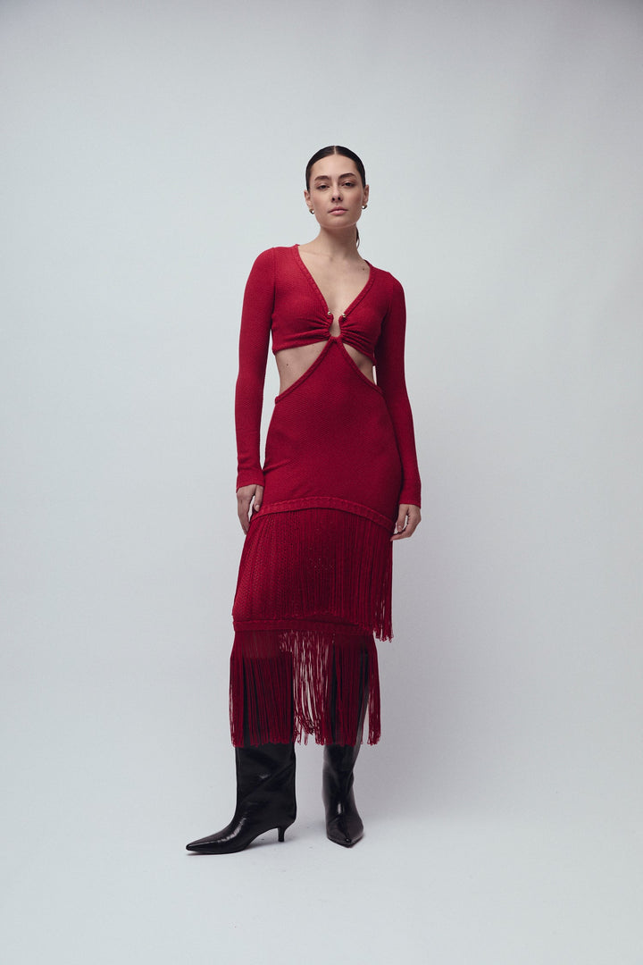 BOWERY KLEID SCARLET