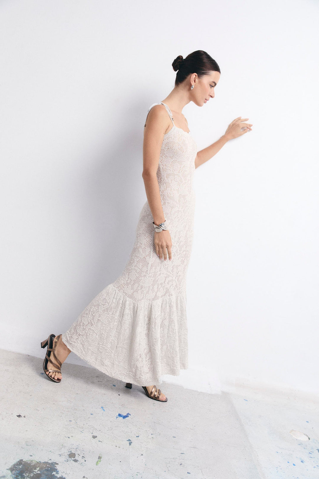 PALMI KLEID SILBER