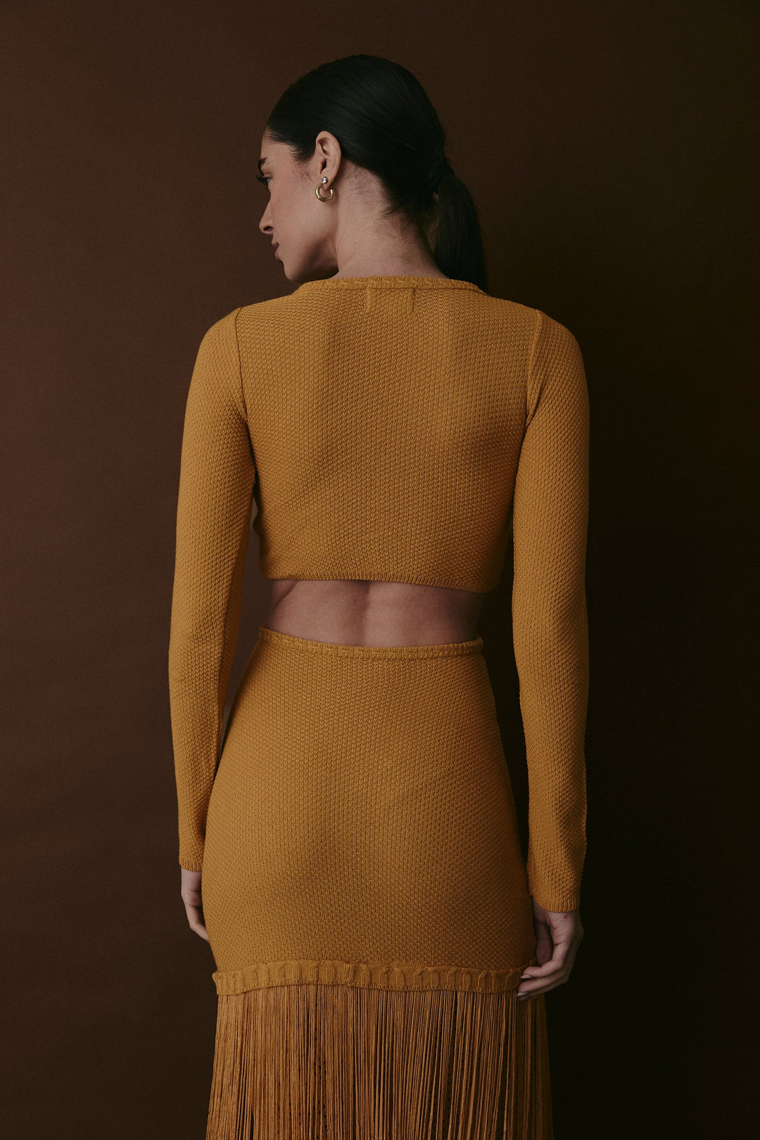 BOWERY KLEID AMBER GOLD
