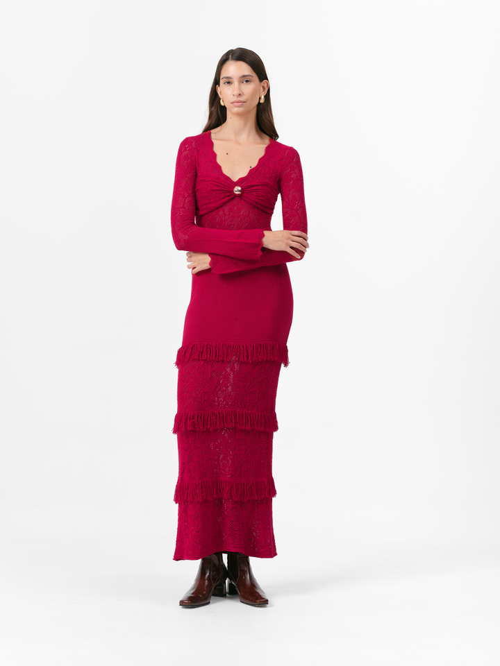 BELMONT KLEID HIMBEERE