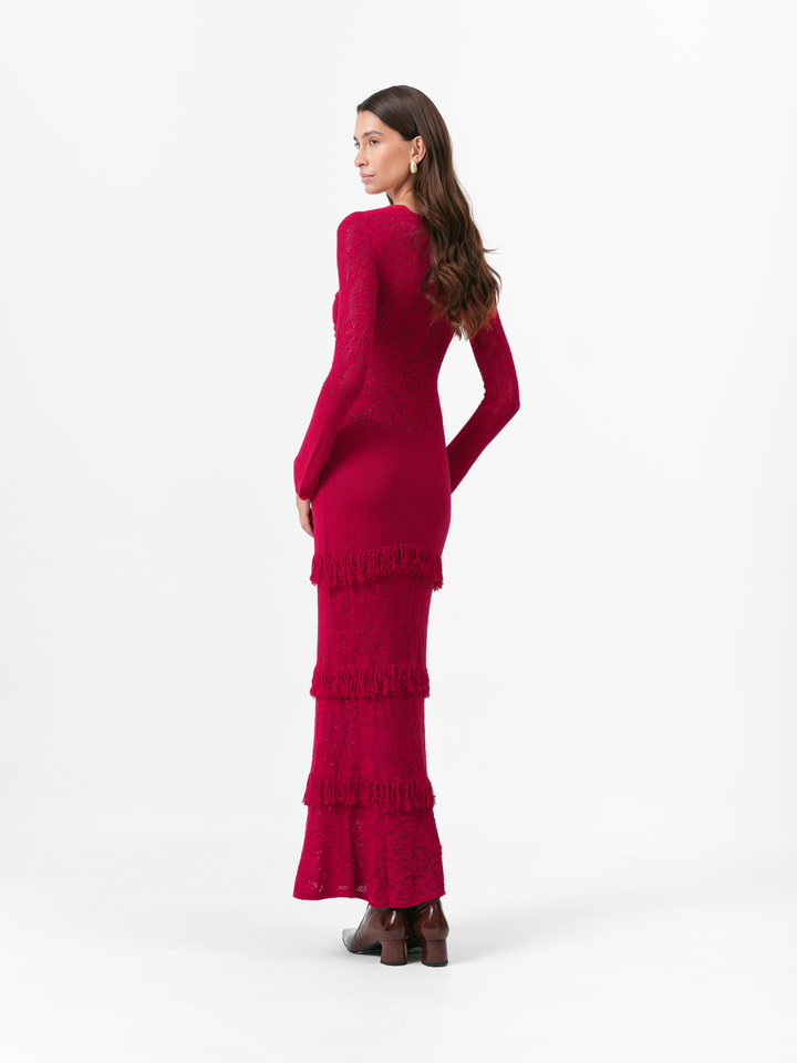 BELMONT KLEID HIMBEERE