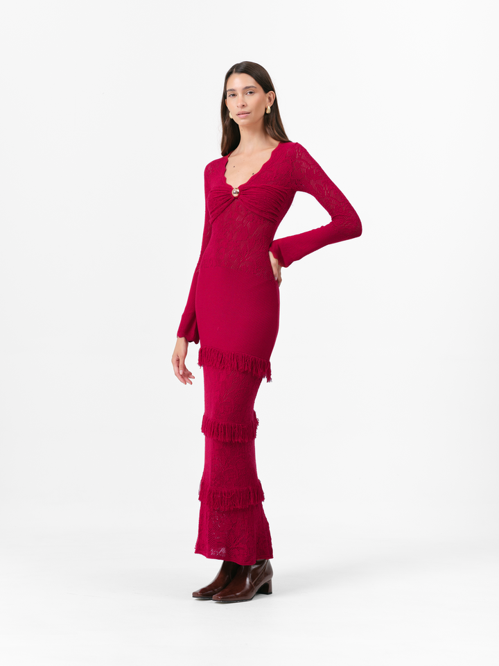 BELMONT KLEID HIMBEERE