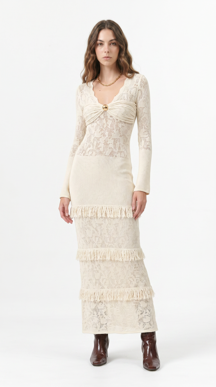 BELMONT KLEID CHAMPAGNE