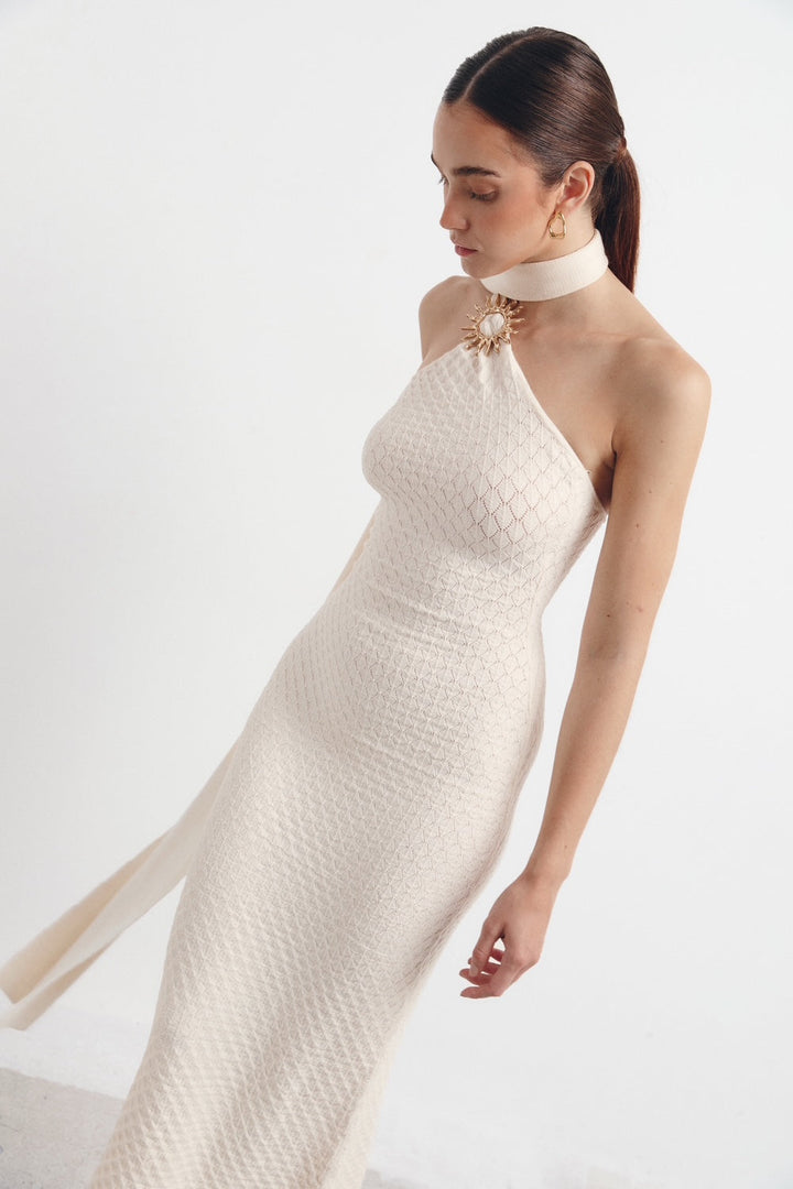 CADAQUÉS KLEID ECRU