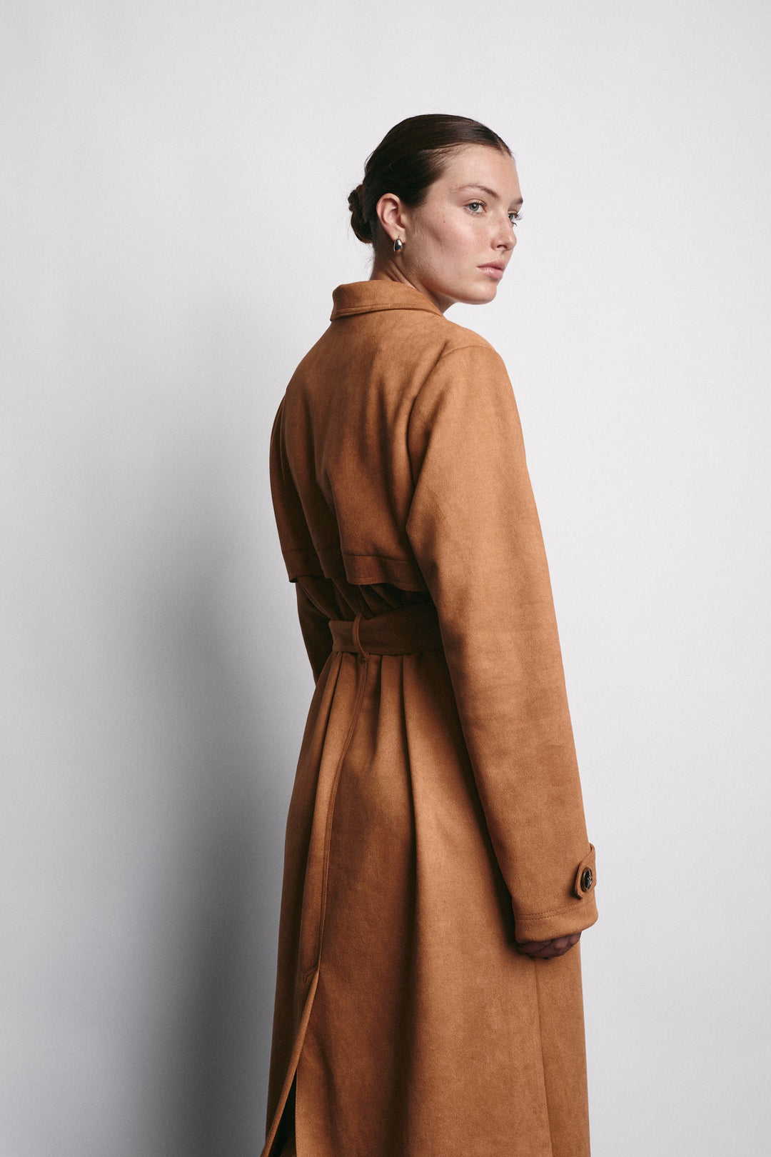 RALPH TRICOT-MANTEL CAMEL