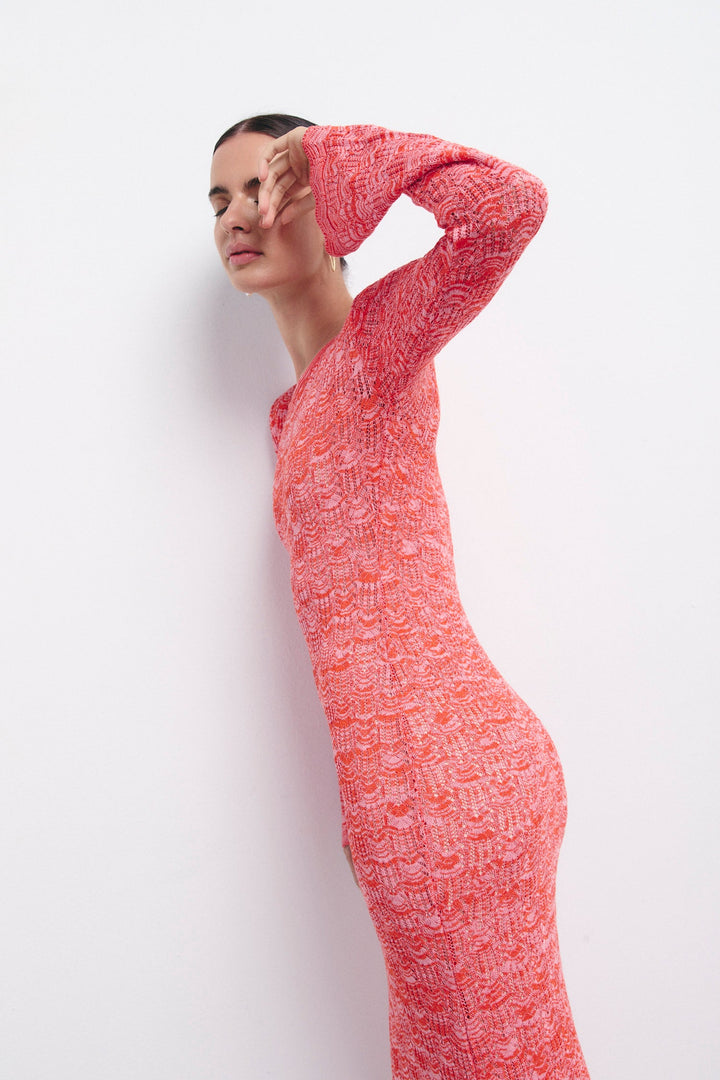 BIRKIN KLEID KORALLE