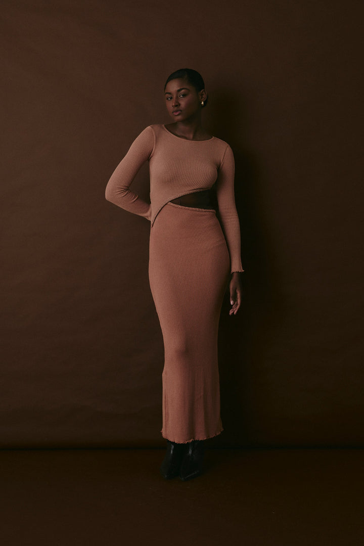 SUTTON KLEID MOCCA