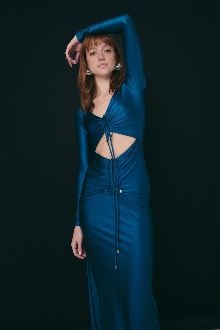 ABU DHABI KLEID TEAL