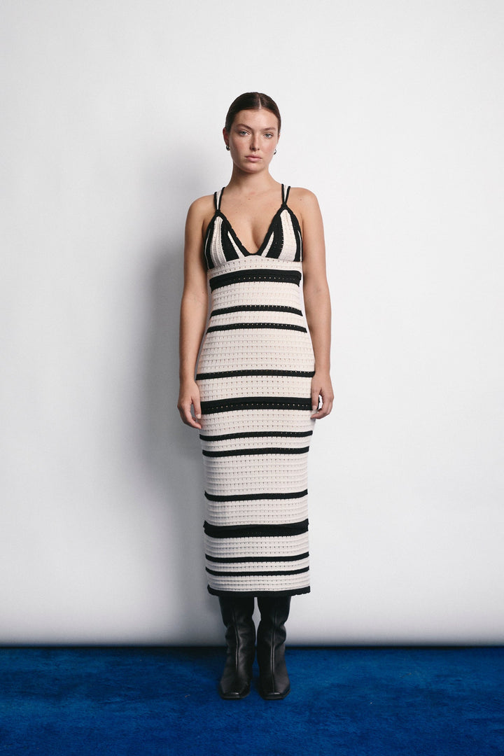 MORGAN KLEID ECRU