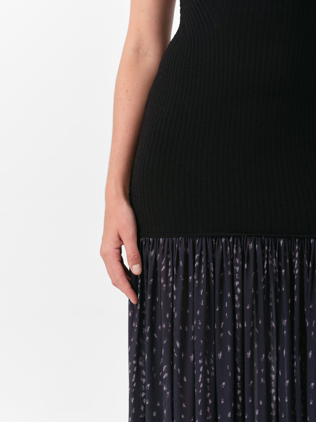ASPEN KLEID SCHWARZES REH
