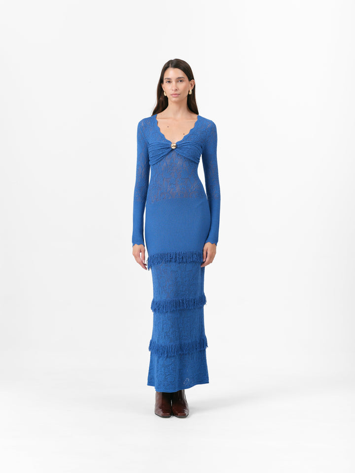 BELMONT KLEID KÖNIGSBLAU
