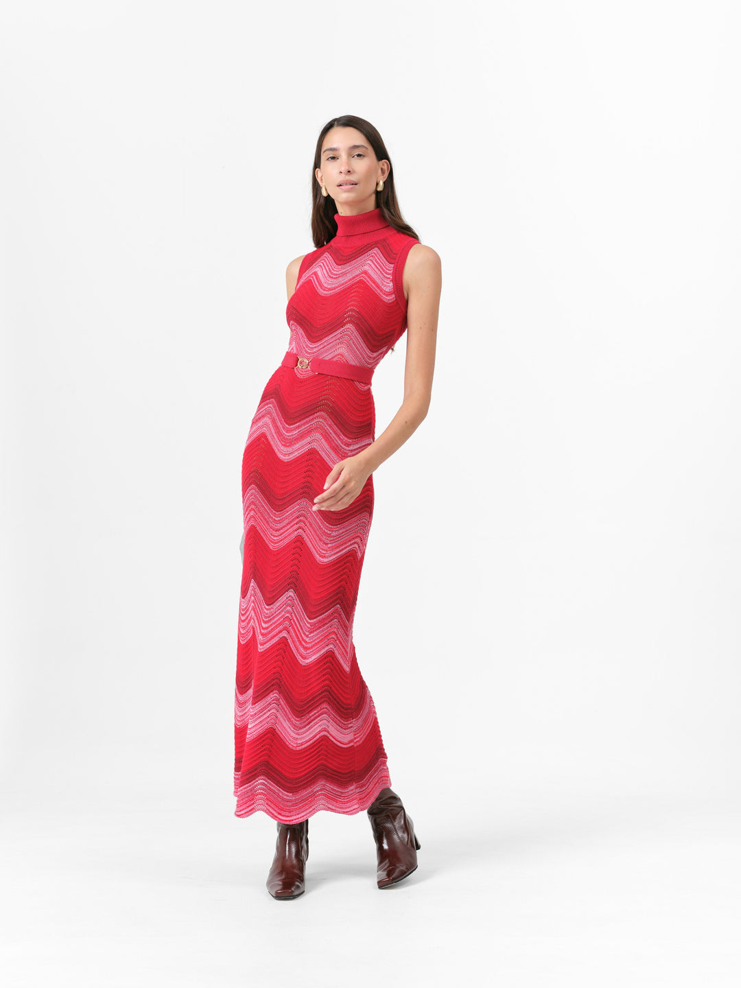 DEVON KLEID SCARLET
