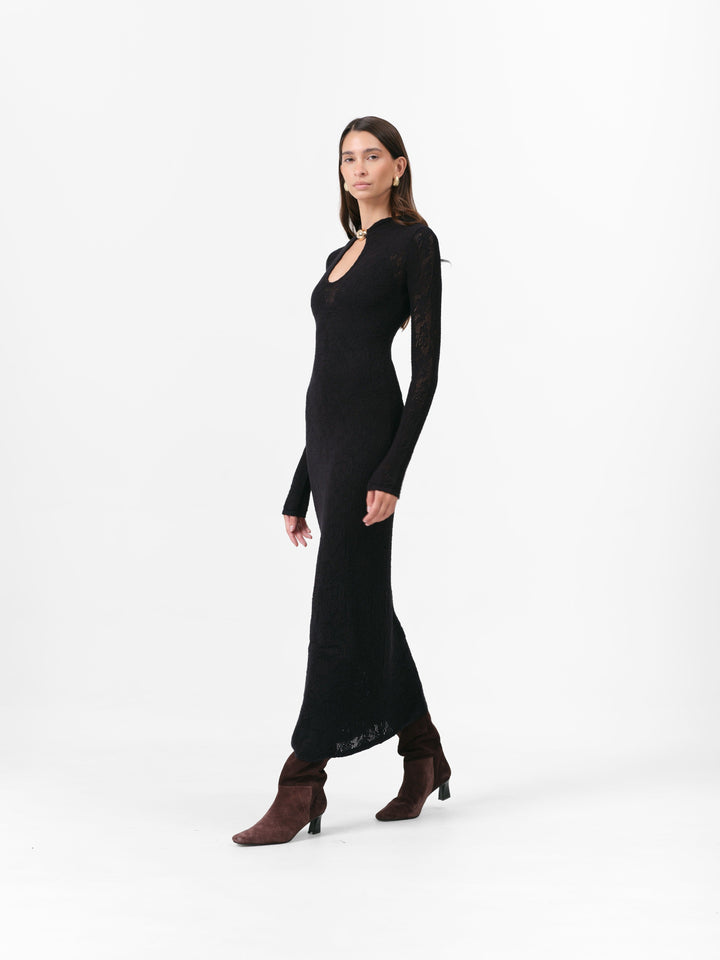 HEAVEN KLEID SCHWARZ