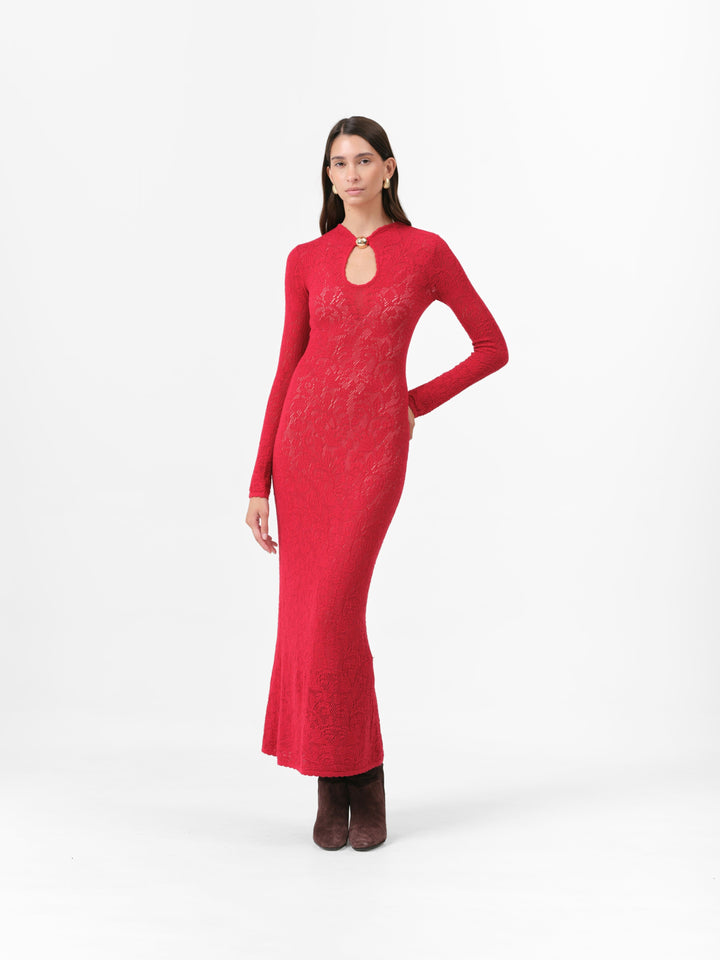 HEAVEN KLEID SCARLET