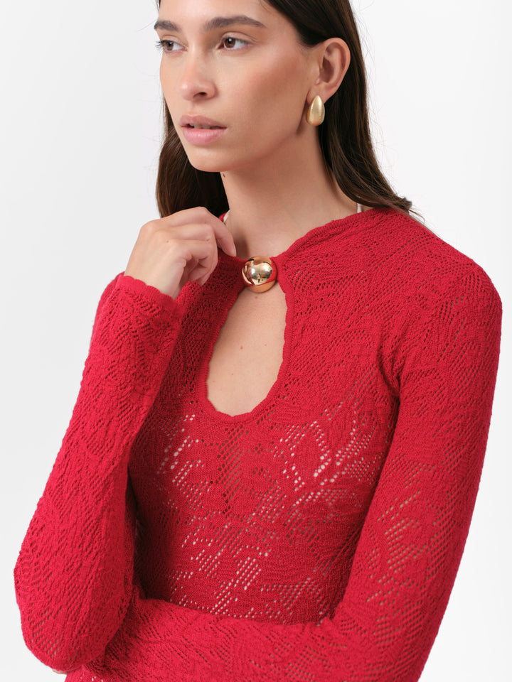 HEAVEN KLEID SCARLET