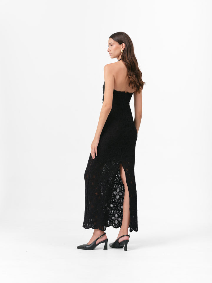 HAZEL KLEID SCHWARZ