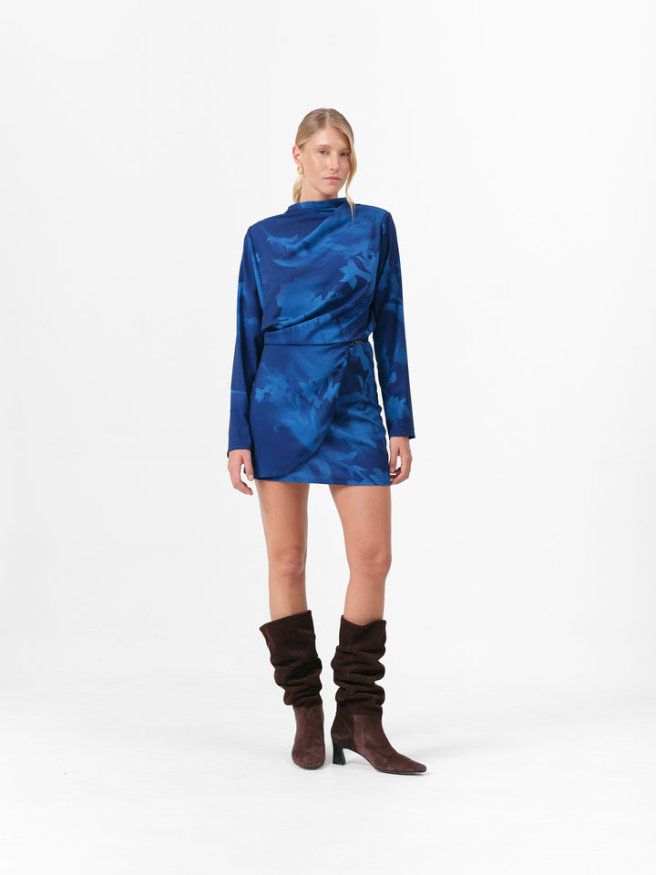 RAVEN KLEID KÖNIGSBLAU
