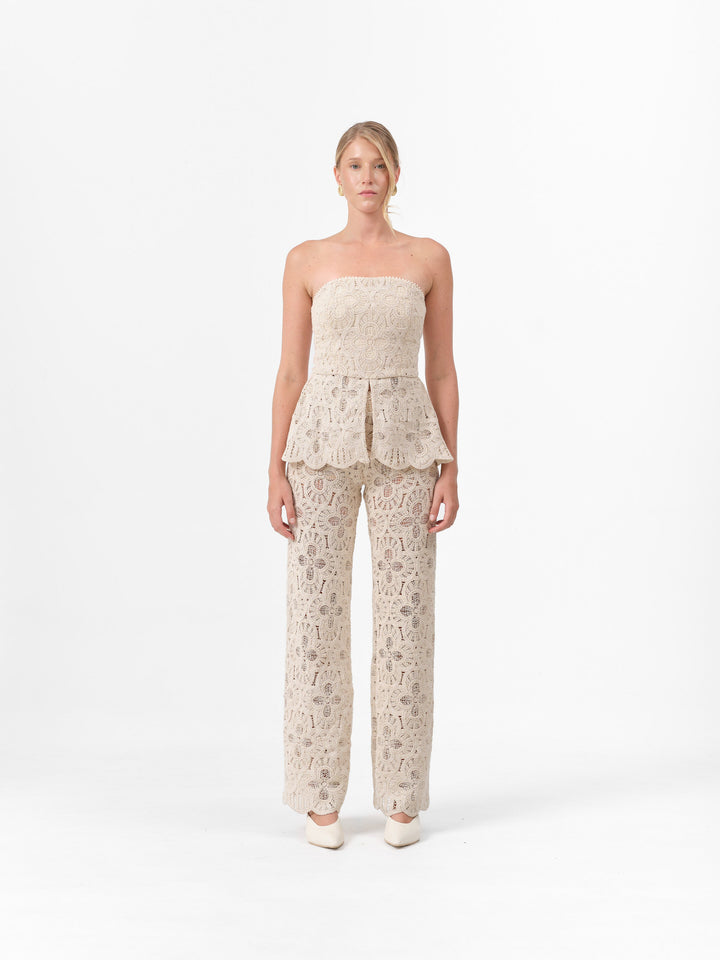 PEONIE HOSEN ECRU