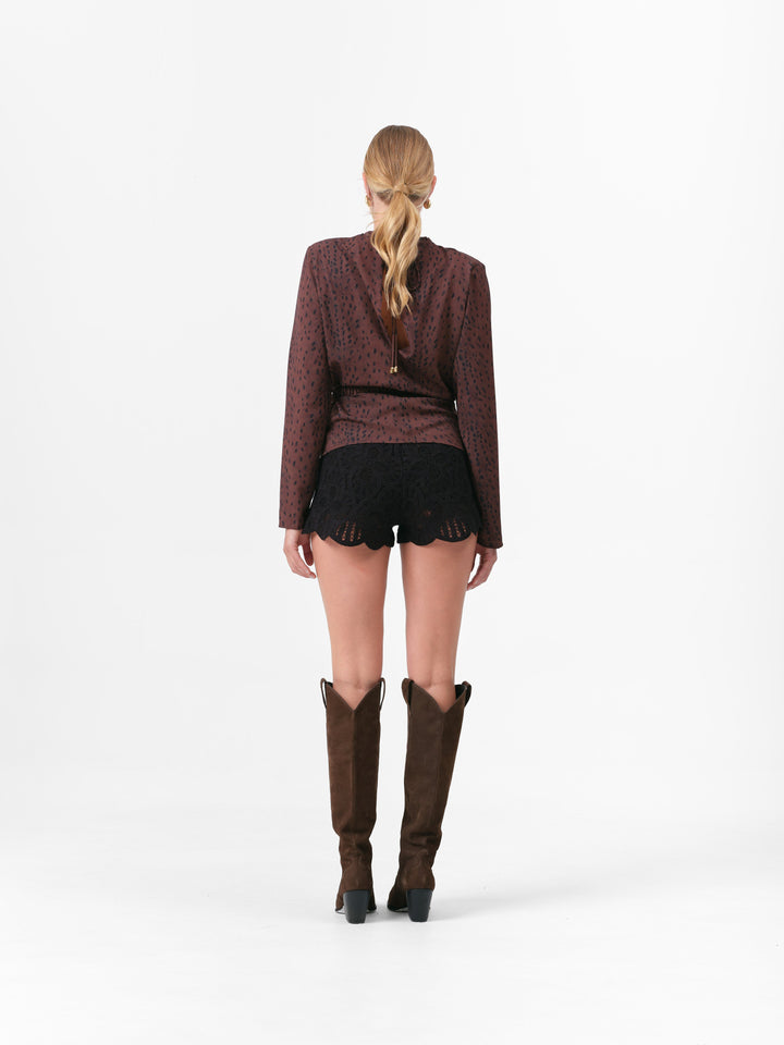 PEONIE SHORTS SCHWARZ